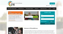 Desktop Screenshot of ctecreditmn.com